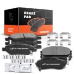 A-Premium® 8pcs Front & Rear Ceramic Brake Pads with Sensor