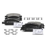 A-PremiumĀ® 4-Wheel Set, Front & Rear Ceramic Brake Pads without Sensor