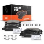 A-PremiumĀ® 4-Wheel Set, Front & Rear Ceramic Brake Pads without Sensor - Image 2