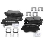 A-PremiumĀ® 8pcs Front & Rear Ceramic Brake Pads with Sensor - Image 2