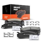 A-PremiumĀ® 8pcs Front & Rear Ceramic Brake Pads with Sensor - Image 2