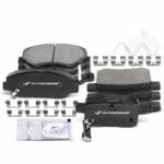 A-Premium® 8pcs Front & Rear Ceramic Brake Pads with Sensor