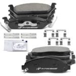 A-PremiumĀ® 8pcs Front & Rear Ceramic Brake Pads with Sensor - Image 2
