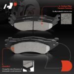 A-PremiumĀ® 8pcs Front & Rear Ceramic Brake Pads - Image 3