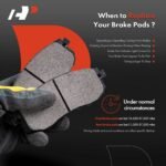 A-PremiumĀ® 8pcs Front & Rear Ceramic Brake Pads - Image 8