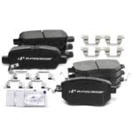 A-Premium® 8pcs Front & Rear Ceramic Brake Pads with Sensor