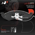 A-PremiumĀ® 4 Pcs Front Ceramic Brake Pads - Image 3