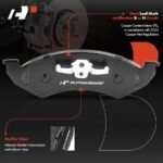 A-PremiumĀ® 4 Pcs Front Ceramic Brake Pads - Image 3