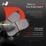 A-PremiumĀ® 4 Pcs Front Ceramic Brake Pads - Image 8
