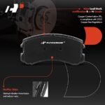 A-PremiumĀ® 4 Pcs Front Ceramic Brake Pads - Image 3