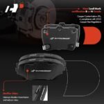 A-Premium® 8 Pcs Front & Rear Side Ceramic Brake Pads - Image 3
