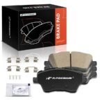 A-PremiumĀ® 4 Pcs Front Ceramic Brake Pads