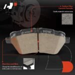 A-PremiumĀ® 4 Pcs Front Ceramic Brake Pads - Image 3