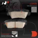 A-PremiumĀ® 8 Pcs Front & Rear Ceramic Brake Pads - Image 3