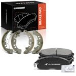 A-Premium® 8 Pcs Front Ceramic Brake Pads & Rear Brake Shoes - Image 11