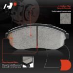 A-Premium® 8 Pcs Front Ceramic Brake Pads & Rear Brake Shoes - Image 3
