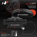 A-Premium® 8 Pcs Front & Rear Ceramic Brake Pads - Image 2