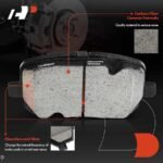 A-PremiumĀ® 8 Pcs Front Ceramic Brake Pads & Rear Brake Shoes - Image 4