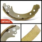 A-PremiumĀ® 8 Pcs Front Ceramic Brake Pads & Rear Brake Shoes - Image 6