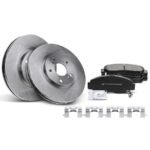 A-Premium® Front Disc Brake Rotors & Ceramic Brake Pads