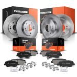A-PremiumĀ® Front & Rear Disc Brake Rotors & Ceramic Brake Pads - Image 2