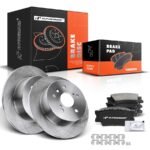A-PremiumĀ® Rear Disc Brake Rotors & Ceramic Brake Pads