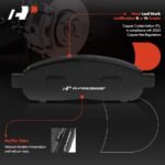 A-PremiumĀ® 6 Pcs Front Drilled Rotors & Ceramic Brake Pads - Image 4