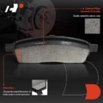 A-PremiumĀ® 6 Pcs Front Drilled Rotors & Ceramic Brake Pads - Image 5