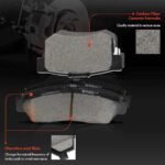 A-Premium® Front & Rear Drilled Rotors & Ceramic Brake Pads - Image 10