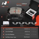A-PremiumĀ® Front & Rear Drilled Rotors & Ceramic Brake Pads - Image 5
