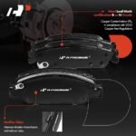 A-PremiumĀ® Front & Rear Drilled Rotors & Ceramic Brake Pads - Image 9