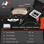 A-PremiumĀ® Front & Rear Drilled Rotors & Ceramic Brake Pads - Image 6