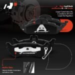 A-PremiumĀ® Front & Rear Drilled Rotors & Ceramic Brake Pads - Image 9