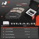 A-PremiumĀ® Front & Rear Drilled Rotors & Ceramic Brake Pads - Image 5