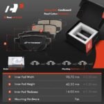 A-PremiumĀ® Front & Rear Drilled Rotors & Ceramic Brake Pads - Image 6