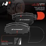 A-PremiumĀ® Front & Rear Drilled Rotors & Ceramic Brake Pads - Image 9