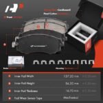 A-PremiumĀ® Front Drilled Rotors & Ceramic Brake Pads - Image 4