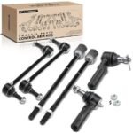 A-Premium® 6x Front Stabilizer Bar End Link & Steering Tie Rod End