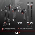 A-Premium® 6x Front Stabilizer Bar End Link & Steering Tie Rod End - Image 2