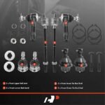 A-PremiumĀ® 8x Inner & Outer Steering Tie Rod End Ball Joint - Image 2