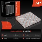 A-Premium® Activated Carbon Cabin Air Filter - Image 3