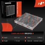 A-Premium® 2x Activated Carbon Cabin Air Filter - Image 3