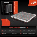 A-Premium® Activated Carbon Cabin Air Filter - Image 3