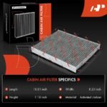 A-PremiumĀ® Activated Carbon Cabin Air Filter - Image 3