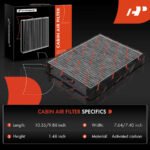 A-Premium® Activated Carbon Cabin Air Filter - Image 3
