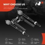 A-Premium® 4 Pcs Front Inner & Outer Steering Tie Rod End - Image 7
