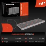 A-Premium® Activated Carbon Cabin Air Filter - Image 3