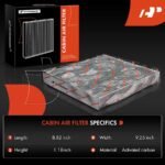 A-PremiumĀ® Engine & Activated Carbon Cabin Air Filter - Image 4