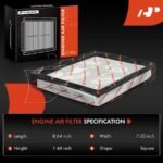 A-PremiumĀ® Engine & Activated Carbon Cabin Air Filter - Image 2