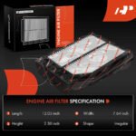 A-Premium® Engine & Activated Carbon Cabin Air Filter - Image 3